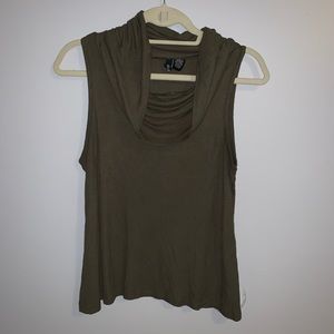 Green Sleeveless Top